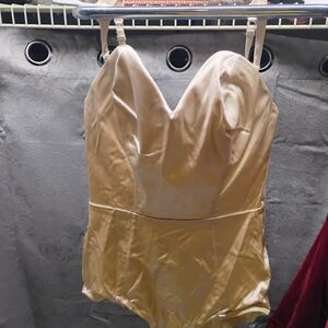 Agent Provocateur Beige Bodysuit